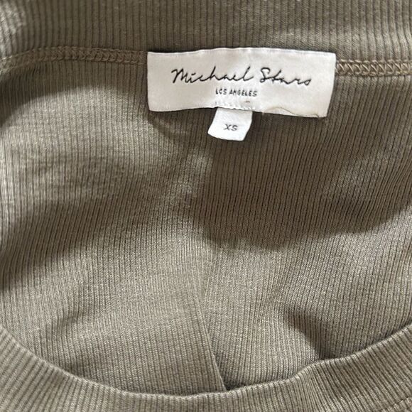 New. Michael Stars black ruched dress. XS. Retails $129 - Picture 9 of 9